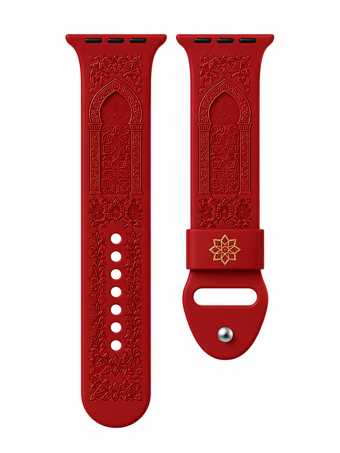 Morocco Flag | Deep-Engraved Band for Apple Watch