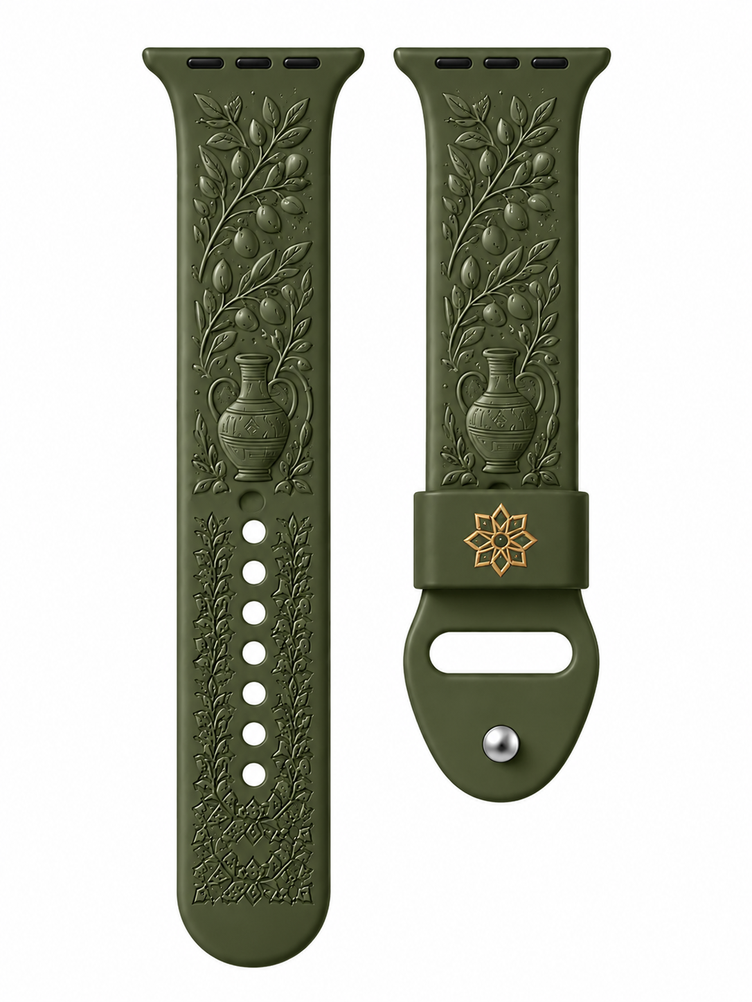 Morocco Flag | Deep-Engraved Band for Apple Watch